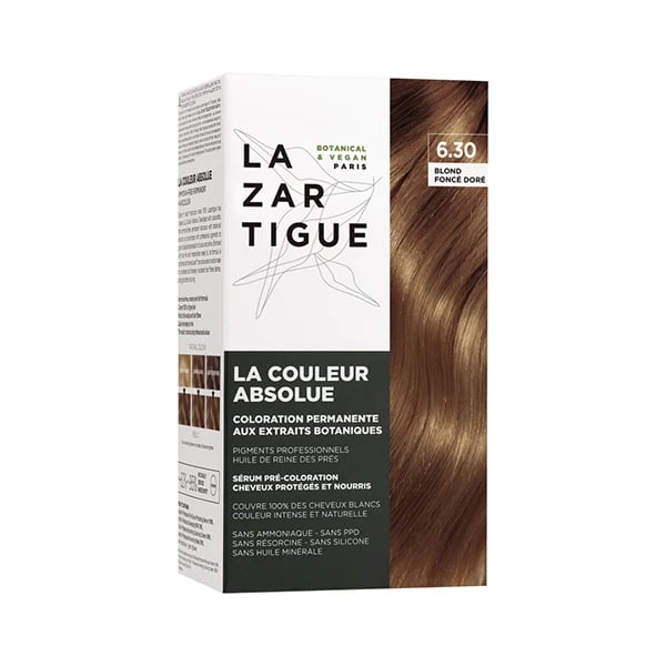 Lazartigue Color Permanente 6.30 Louro Escuro Dourado.webp